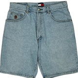 Tommy Hilfiger Denim Shorts - 32W 8L Light Wash Denim