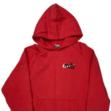 Vintage Nike Hoodie - XL Red Cotton Blend