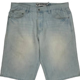 Avirex Denim Shorts - 38W 12L Light Wash Cotton Blend