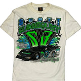 Made In USA Arizona Jeans Graphic T-Shirt - Medium White Cotton