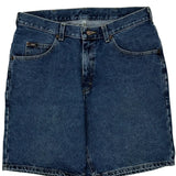 Lee Denim Shorts - 34W UK 14 Blue Denim