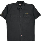 Zimmark Dickies Short Sleeve Shirt - Large Black Cotton