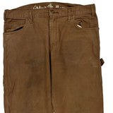Dickies Carpenter Trousers - 36W 30L Brown Cotton
