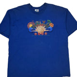 Made In USA Paradise Pier Disney Graphic T-Shirt - 2XL Blue Cotton
