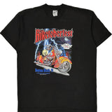 Biketoberfest Wcw Graphic T-Shirt - 2XL Black Cotton