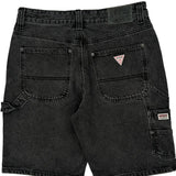 Guess Carpenter Shorts - 31W 10L Black Cotton