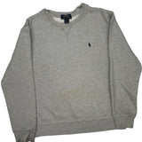 Age 10-12 Polo By Ralph Lauren Sweatshirt - Large Grey Cotton