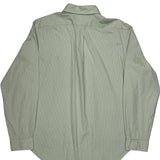 Ralph Lauren Striped Shirt - Large Green Cotton