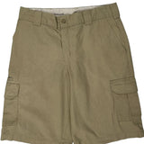 Dickies Cargo Shorts - 34W 9L Khaki Cotton
