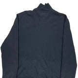 Tommy Hilfiger Zip Up - Medium Navy Cotton Blend