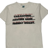 Georgia Vs. Florida Tees Single Stitch T-Shirt - Large White Cotton