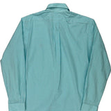 Ralph Lauren Checked Shirt - Large Blue Cotton