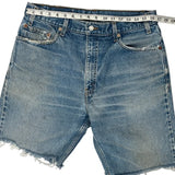 Levis Denim Shorts - 32W 9L Light Wash Cotton