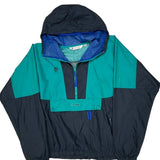 Hooded Columbia Jacket - Large Black Polyester