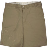 Dickies Chino Shorts - 32W 9L Khaki Cotton