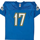 Los Angeles Chargers Nfl Jersey - Large Blue Polyester