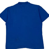 Superman Anvil Single Stitch T-Shirt - Medium Blue Cotton