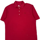 Lacoste Polo Shirt - 2XL Red Cotton