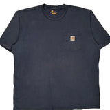 Carhartt T-Shirt - XL Blue Cotton