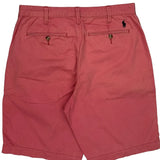 Polo By Ralph Lauren Chino Shorts - 32W 10L Red Cotton