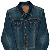 Levis Denim Jacket - Medium Blue Cotton