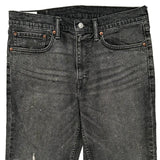 Levis Denim Shorts - 34W 11L Grey Cotton