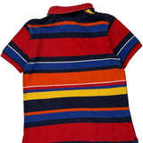 Age 7 Polo By Ralph Lauren Striped Polo Shirt - Small Multicoloured Cotton