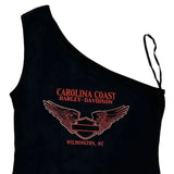 Carolina Coast Harley Davidson Top - Large Black Cotton