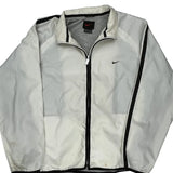 Age 13-14 Nike Windbreaker - Large White Polyester