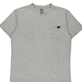 Dickies Tall T-Shirt - XL Grey Cotton Blend