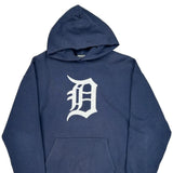 Detroit Tigers Mlb Hoodie - 2XL Blue Cotton Blend