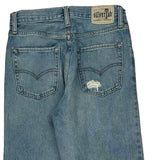 Silver Tab Levis Baggy Jeans - 28W UK 10 Light Wash Denim