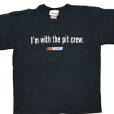 Age 12 Nascar Nascar T-Shirt - Large Black Cotton