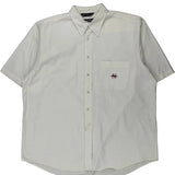 Nautica Short Sleeve Shirt - XL White Cotton