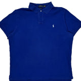 Polo By Ralph Lauren Slim Fit Polo Shirt - XL Blue Cotton