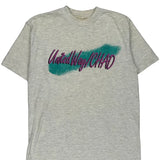 United Way Chad Horizon Single Stitch T-Shirt - Large Grey Cotton