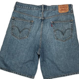 Levis Denim Shorts - 35W 9L Blue Denim