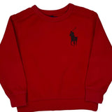 Age 4 Polo By Ralph Lauren Sweatshirt - 2XS Red Cotton Blend