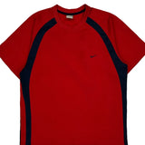 Nike T-Shirt - XL Navy Polyester