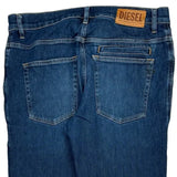 Diesel Jeans - 35W 29L Dark Wash Cotton