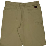 Dickies Chino Shorts - 36W 11L Khaki Polyester Blend