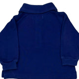 Age 3 Months Ralph Lauren Long Sleeve Polo Shirt - 3XS Blue Cotton