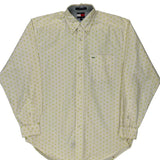 Tommy Hilfiger Polka Dot Shirt - Small Cream Cotton