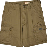 Wrangler Cargo Shorts - 34W 10L Khaki Cotton