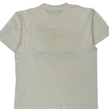 Oneita Single Stitch T-Shirt - Large White Cotton