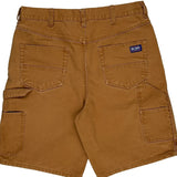 Big Smith Carpenter Shorts - 34W 10L Brown Cotton