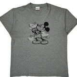 Disney Cartoon T-Shirt - Large Grey Cotton