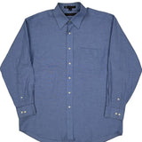 Tommy Hilfiger Shirt - Large Blue Cotton