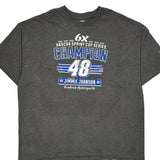 Jimmie Johnson Nascar T-Shirt - 3XL Grey Cotton Blend