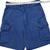 Polo By Ralph Lauren Cargo Shorts - 31W 9L Blue Cotton